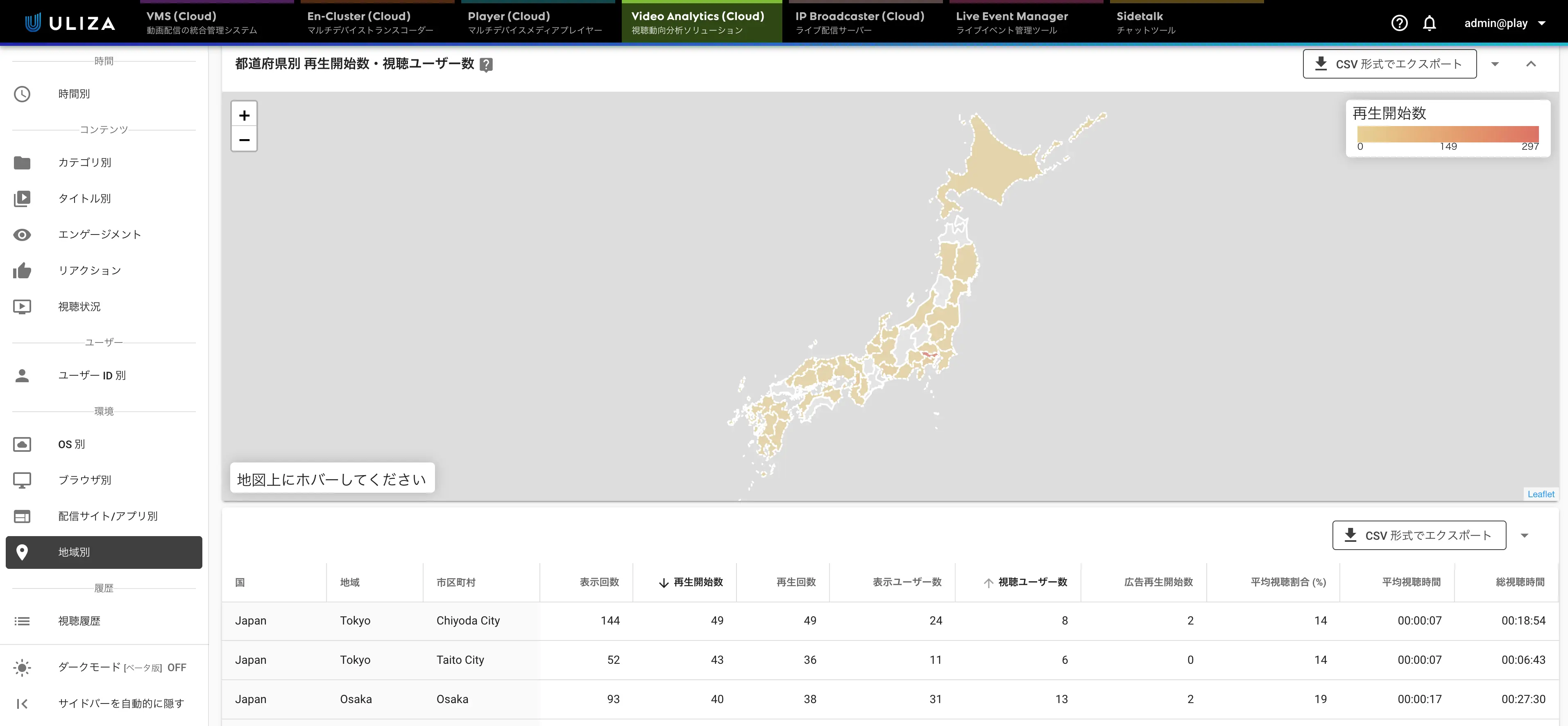 地域別